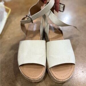 Soda Cream Espadrille Platform Shoes